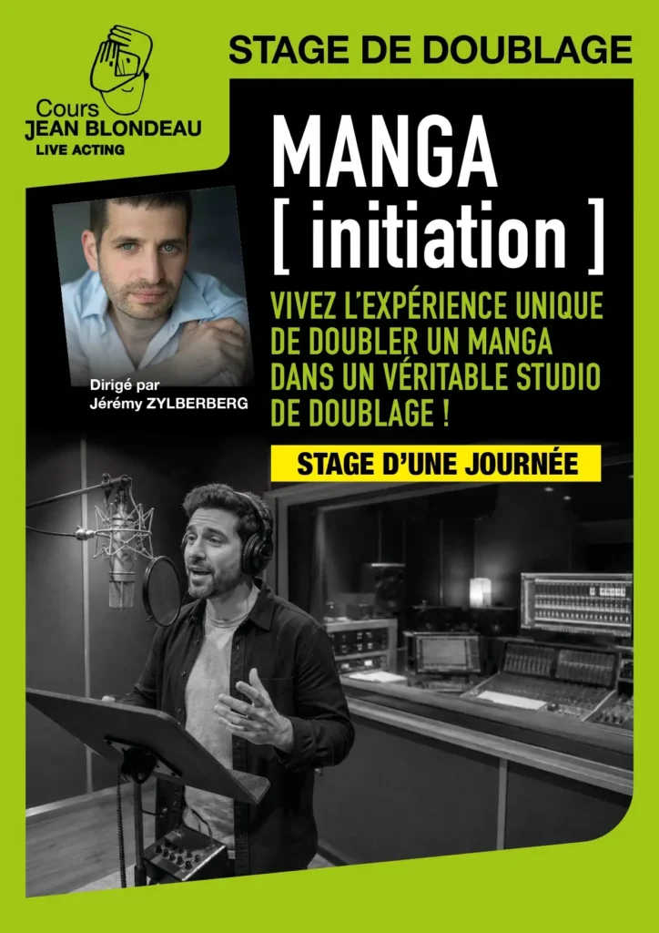 Stage initiation doublage de manga